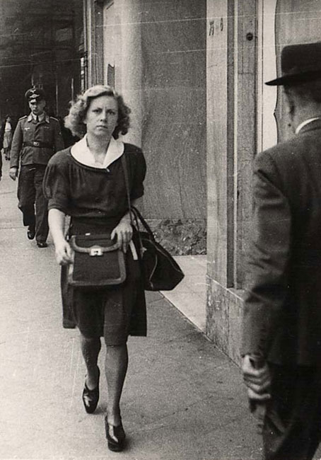 Andrée Geulen en Bruselas durante la ocupación alemana