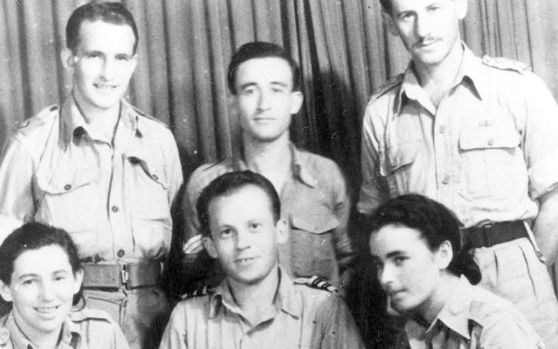 Paracaidistas de la tierra de Israel en Bari, Italia, 20 de septiembre de 1944