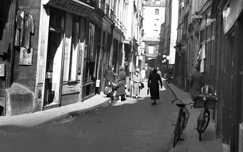 Rue des Rosiers,<br/>
4ème arrondissement de Paris, 1938
