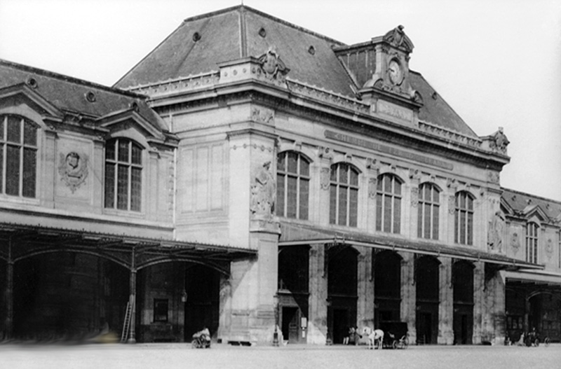 Courtyard of the Austerlitz train station