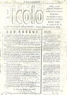פיקולו - עיתון יהודי בשפה הרומנית שיצא לאור בבלץ בין שתי מלחמות העולם
