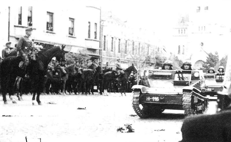 כניסת הצבא ההונגרי למונקאץ' – נובמבר 1939