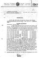 Würzburg Gestapo report on the deportation of 2,063 Jews from Lower Franconia
