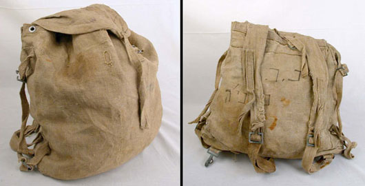 The Rucksack That Haya Rosenbaum (née Prywes) Took from a Pile of Clothes in Birkenau Before the Death March