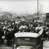 גירוש יהודי העיר מרסיי בידי שוטרים גרמנים וצרפתים, 21 בינואר 1943, תחנת הרכבת של מרסיי. Gare D´arenc, צרפת