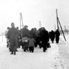 A transport of prisoners, Theresienstadt, Czechoslovakia 
