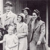 Anne Frank and her family: Her father Otto, mother Edith and sister Margot