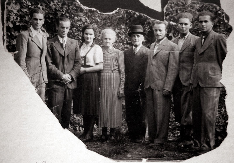 משפחת אלטמן בקוטי, פולין, 1940