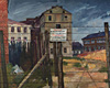 Авраам Кролл (1913-1990), “Минское гетто, вход запрещен”, 1945. Масло, холст.