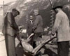 Маутхаузен, Австрия, май 1945, после освобождения. Погребение погибших заключенных лагеря.