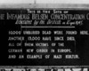 Берген-Бельзен, Германия, после освобождения. Табличка на въезде в бывший лагерь.