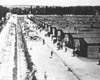 Дахау, Германия, после освобождения. Общий вид лагеря.