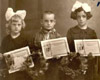 Яссы, Румыния, до войны. Еврейские дети, убитые во время погрома 26 июня 1941-го года.