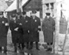 Каунас, Литва. Еврейские полицейские, охраняющие ворота в гетто.
