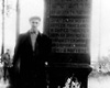 Паневежис, Литва, 1964. Памятник жертвам Катастрофы на месте братской могилы.
