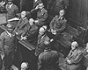 Нюрнбергский процесс по делу военного командования Германии. В центре фельдмаршал Вильгельм фон Лееб (стоит).