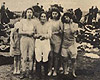 Лиепая, Латвия, 15-17/12/1941. Женщины перед казнью.