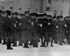 Каунас, Литва, 1944. Еврейские полицейские из каунасского гетто на построении в день их казни в Девятом форте.