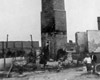 Майданек, Польша, июль 1944, после освобождения. Дымовая труба крематория.