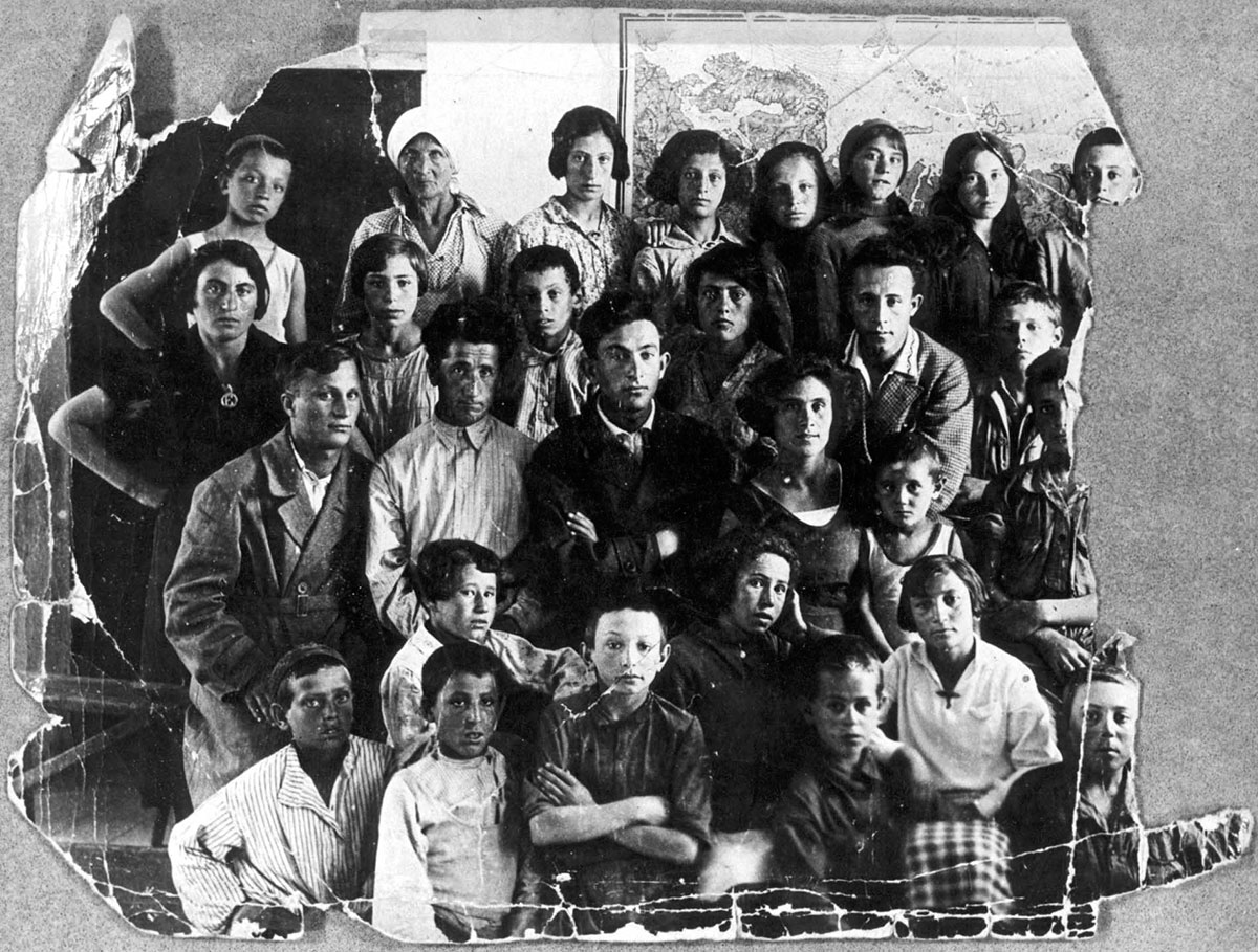 Еврейская деревенская школа, Крым, Россия, 1934 г.